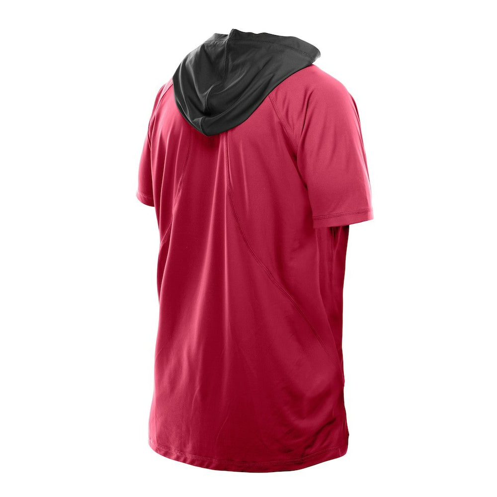 Arizona Cardinals New Era Combine Authentic Hooded Raglan Short-Sleeve T-Shirt Cardinal - NFL