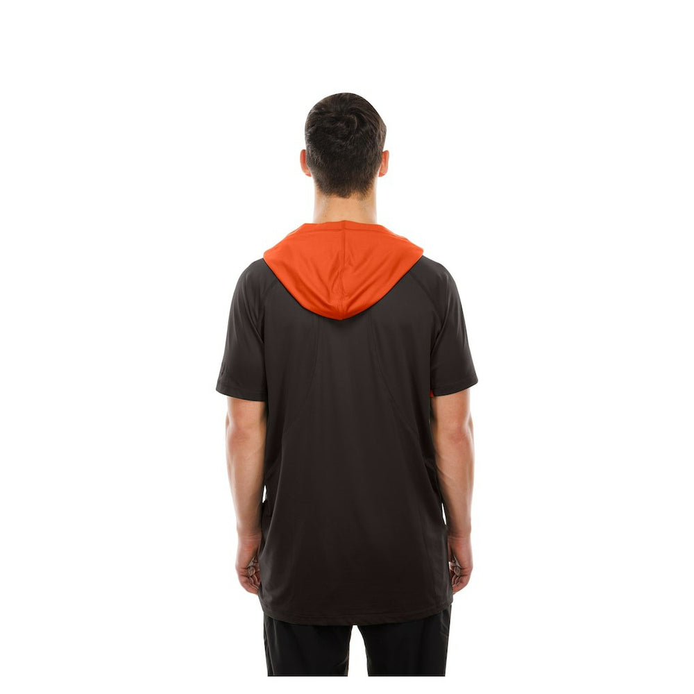 Cleveland Browns New Era Combine Authentic Hooded Raglan Short-Sleeve T-Shirt Brown - NFL