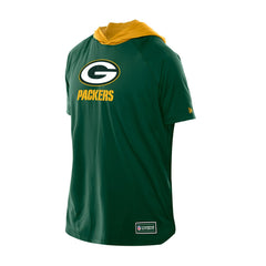 Green Bay Packers New Era Combine Authentic Hooded Raglan Short-Sleeve T-Shirt Green - NFL