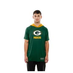 Green Bay Packers New Era Combine Authentic Hooded Raglan Short-Sleeve T-Shirt Green - NFL