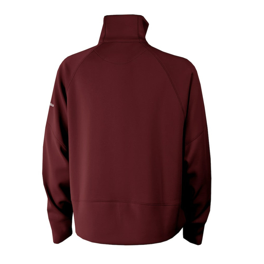Colorado Avalanche - Columbia Women's Wickhams Hills Raglan Omni-Wick Half-Zip Pullover Maroon
