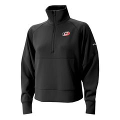Carolina Hurricanes - Columbia Women's Wickhams Hills Raglan Omni-Wick Half-Zip Pullover Black