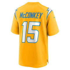 Ladd McConkey Los Angeles Chargers Alternate Charger Power Game Player Jersey Gold - Nike