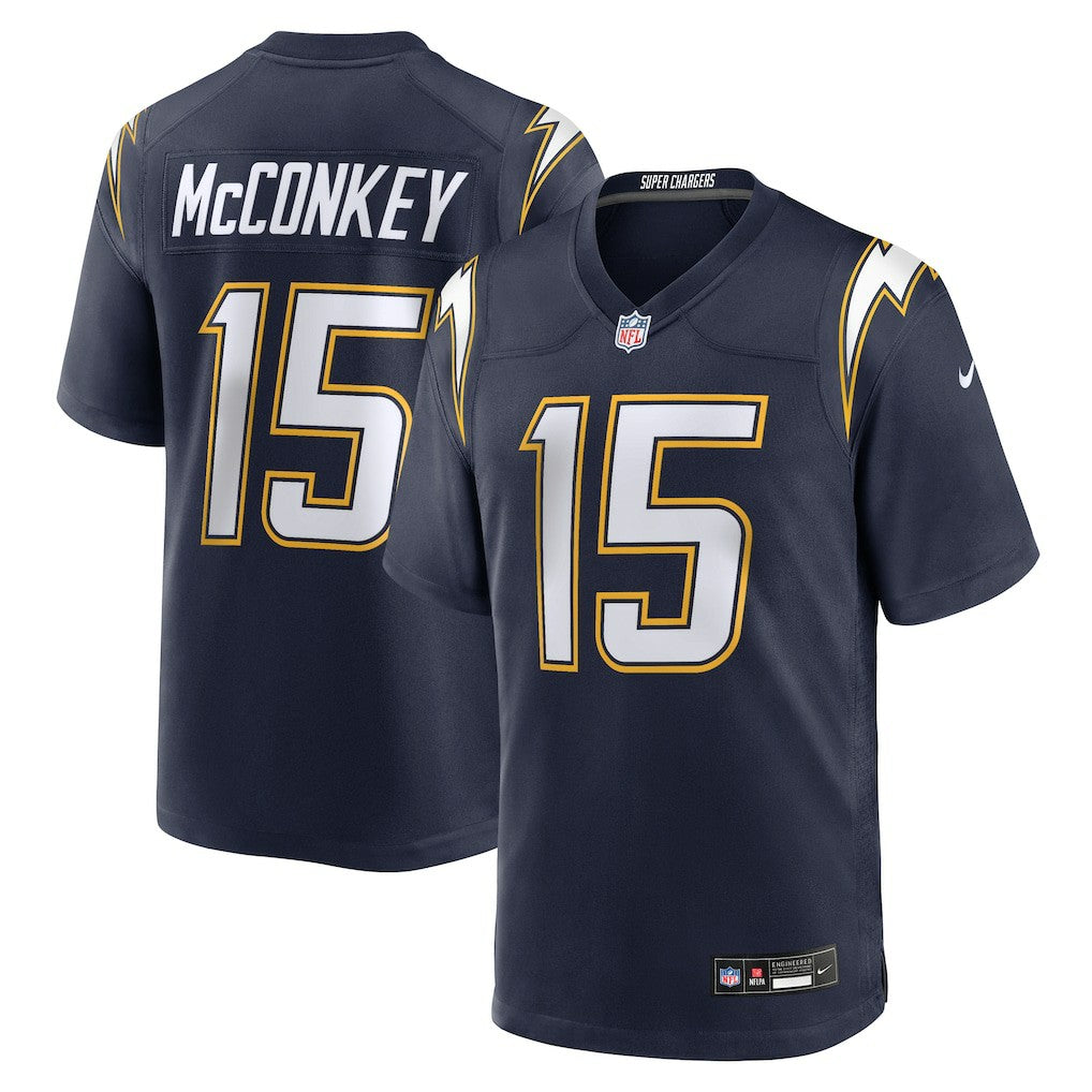 Ladd McConkey Los Angeles Chargers Alternate Super Chargers Game Player Jersey Navy - Nike