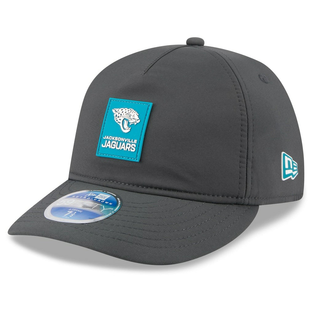 Jacksonville Jaguars New Era 2025 Sideline Cold Weather Retro Crown 59FIFTY Fitted Hat Charcoal - NFL