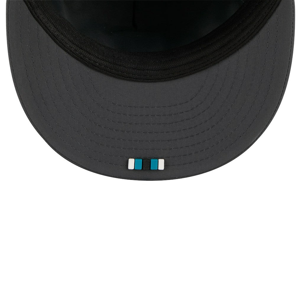 Jacksonville Jaguars New Era 2025 Sideline Cold Weather Retro Crown 59FIFTY Fitted Hat Charcoal - NFL