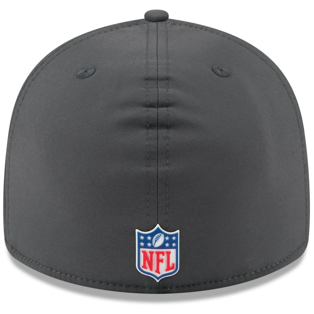 New Orleans Saints New Era 2025 Sideline Cold Weather Retro Crown 59FIFTY Fitted Hat Charcoal - NFL
