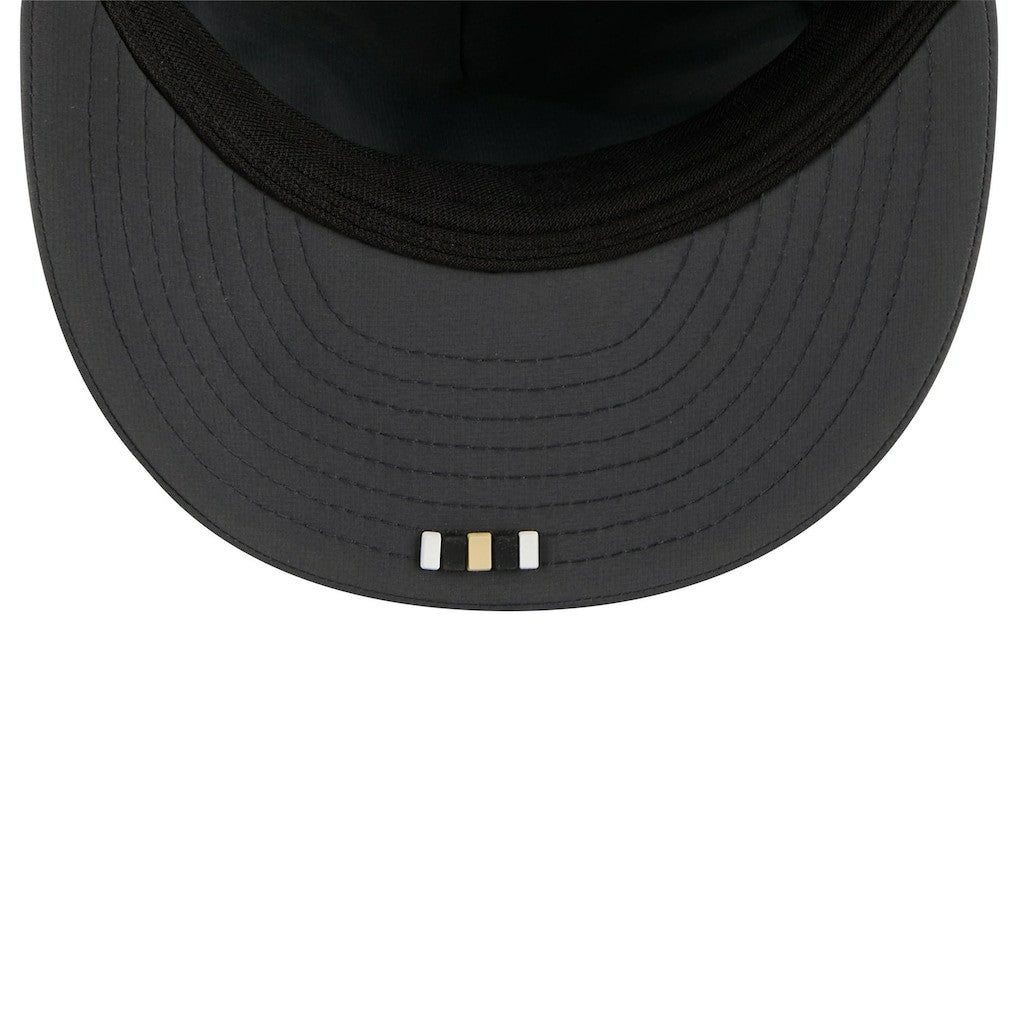 New Orleans Saints New Era 2025 Sideline Cold Weather Retro Crown 59FIFTY Fitted Hat Charcoal - NFL