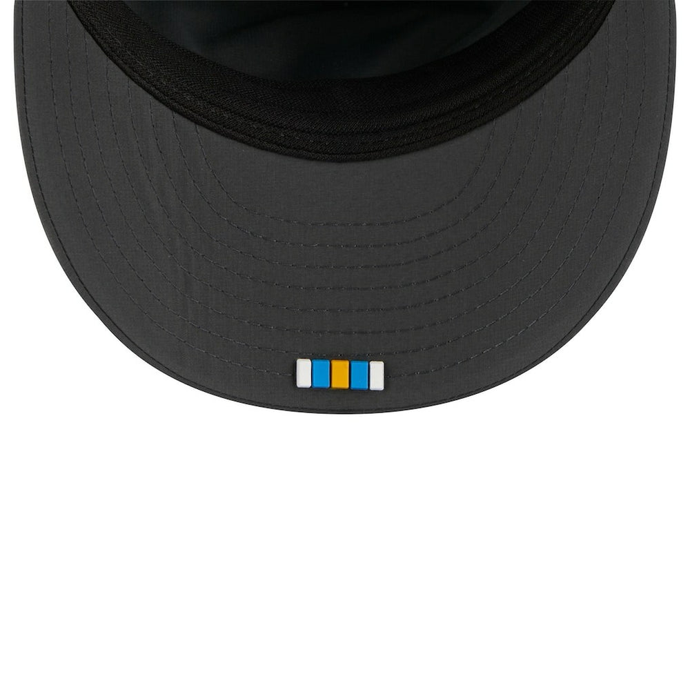 Los Angeles Chargers New Era 2025 Sideline Cold Weather Retro Crown 59FIFTY Fitted Hat Charcoal - NFL