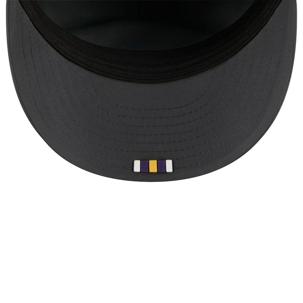 Minnesota Vikings New Era 2025 Sideline Cold Weather Retro Crown 59FIFTY Fitted Hat Charcoal - NFL