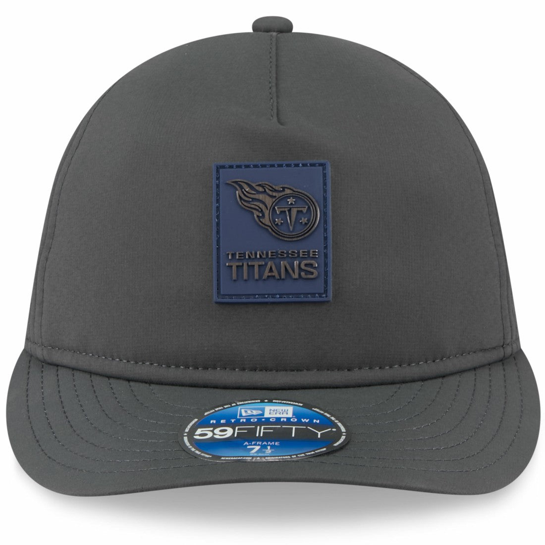 Tennessee Titans New Era 2025 Sideline Cold Weather Retro Crown 59FIFTY Fitted Hat Charcoal - NFL
