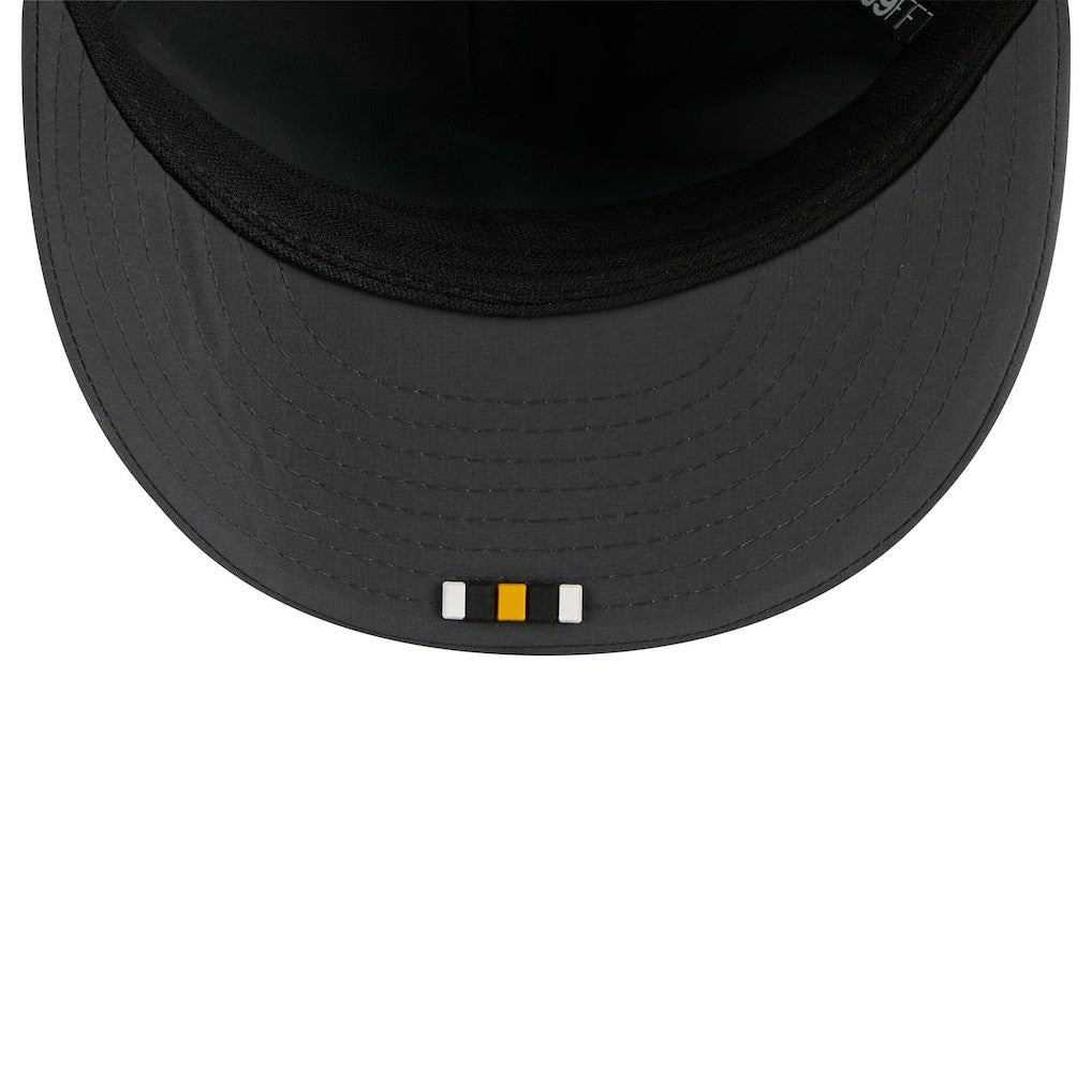 Pittsburgh Steelers New Era 2025 Sideline Cold Weather Retro Crown 59FIFTY Fitted Hat Charcoal - NFL