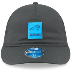 Carolina Panthers New Era 2025 Sideline Cold Weather Retro Crown 59FIFTY Fitted Hat Charcoal - NFL