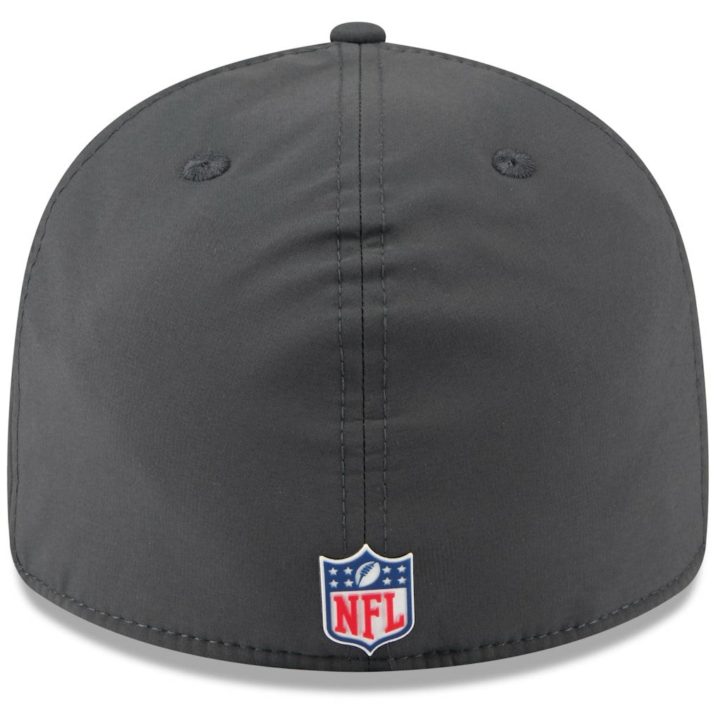 Carolina Panthers New Era 2025 Sideline Cold Weather Retro Crown 59FIFTY Fitted Hat Charcoal - NFL