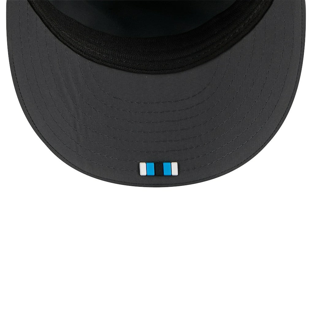 Carolina Panthers New Era 2025 Sideline Cold Weather Retro Crown 59FIFTY Fitted Hat Charcoal - NFL