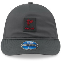 Atlanta Falcons New Era 2025 Sideline Cold Weather Retro Crown 59FIFTY Fitted Hat Charcoal - NFL