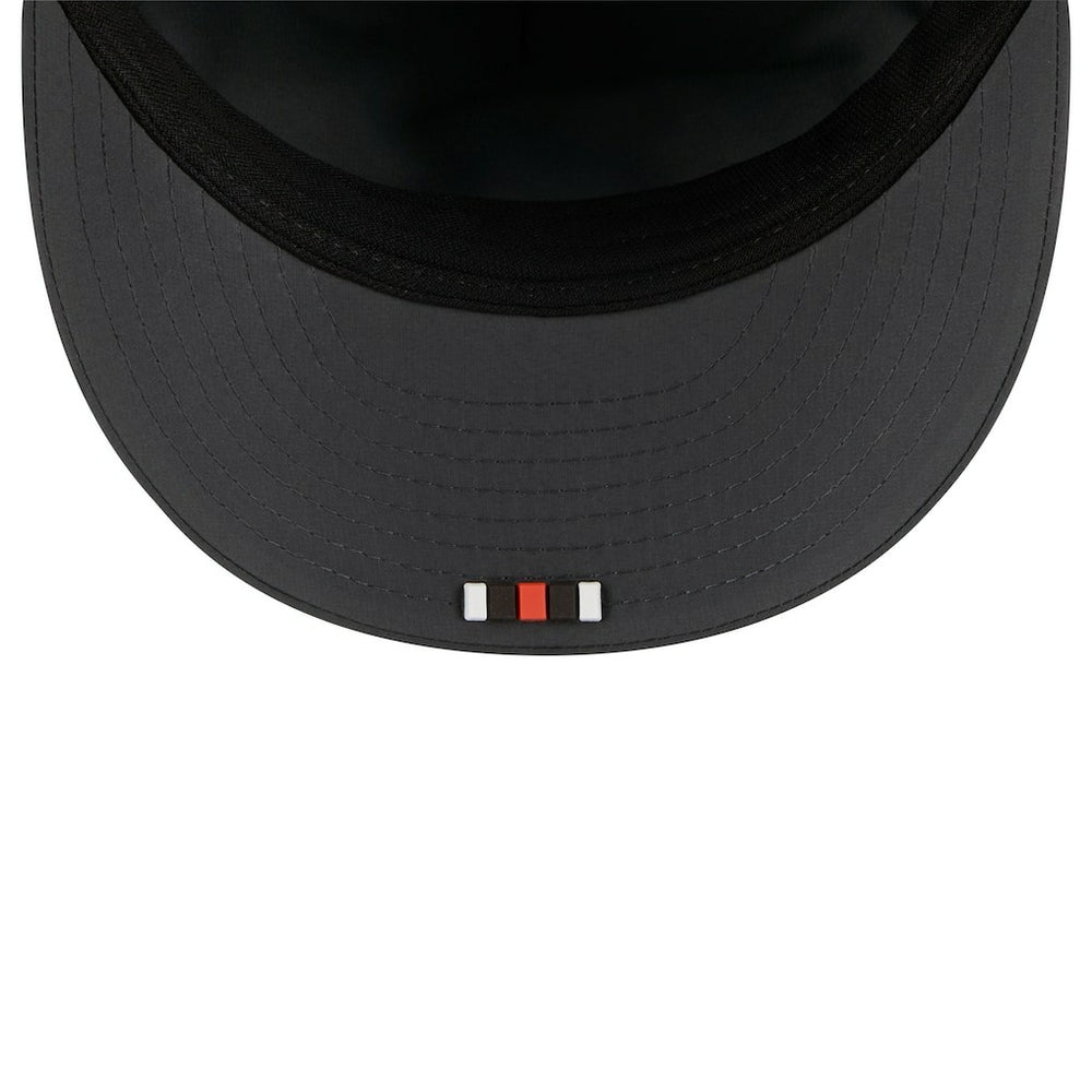 Cleveland Browns New Era 2025 Sideline Cold Weather Retro Crown 59FIFTY Fitted Hat Charcoal - NFL