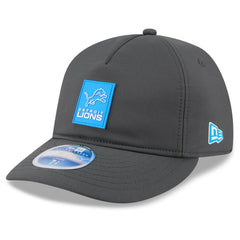 Detroit Lions New Era 2025 Sideline Cold Weather Retro Crown 59FIFTY Fitted Hat Charcoal - NFL