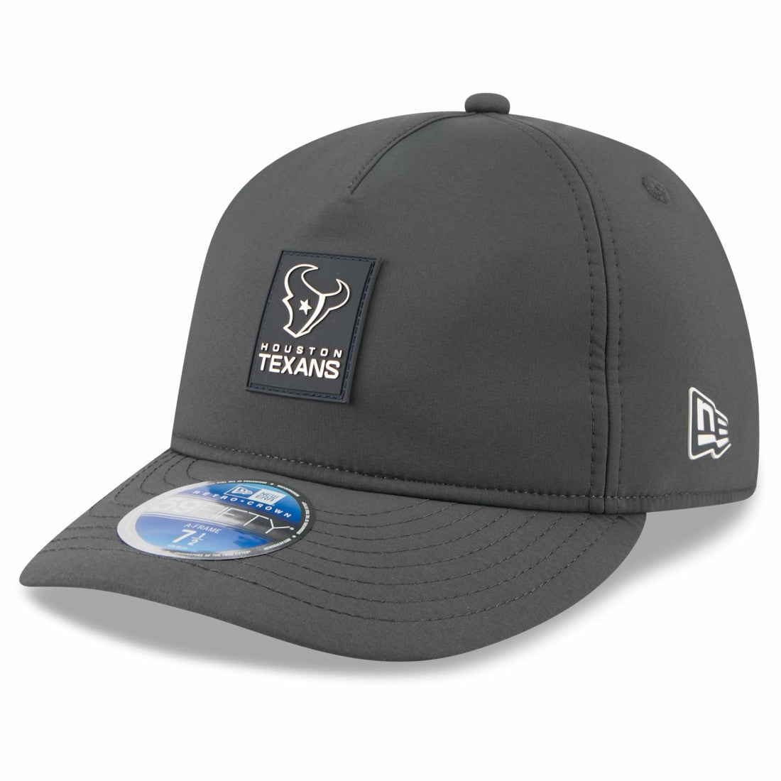 Houston Texans New Era 2025 Sideline Cold Weather Retro Crown 59FIFTY Fitted Hat Charcoal - NFL