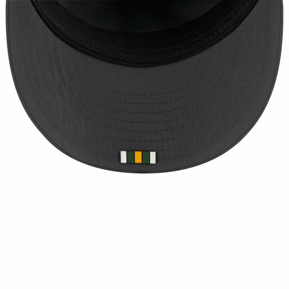 Green Bay Packers New Era 2025 Sideline Cold Weather Retro Crown 59FIFTY Fitted Hat Charcoal - NFL