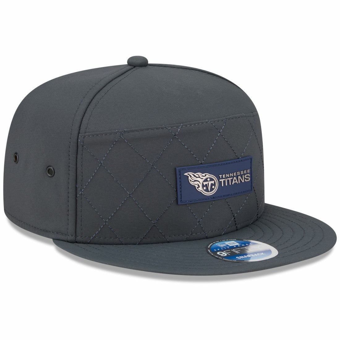Tennessee Titans New Era 2025 Sideline Cold Weather Split Panel 9FIFTY Snapback Hat Charcoal - NFL