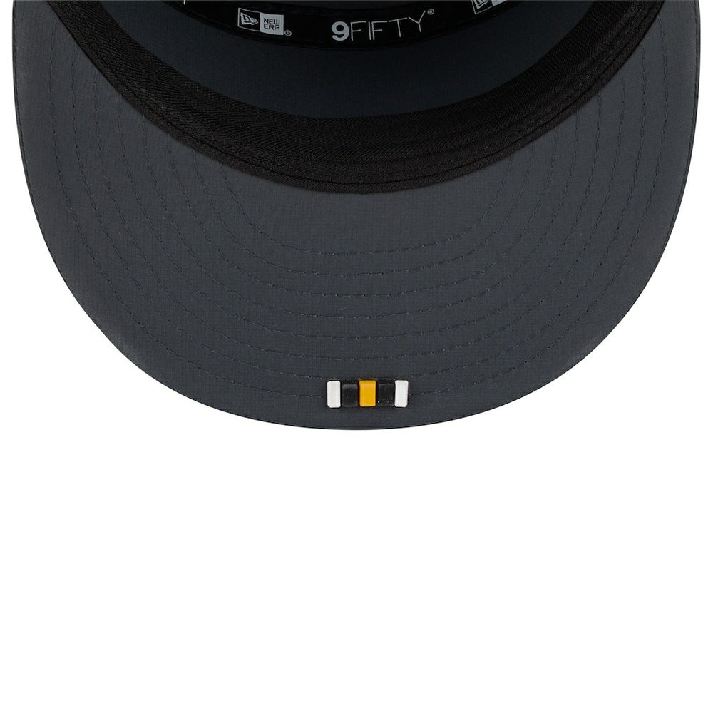 Pittsburgh Steelers New Era 2025 Sideline Cold Weather Split Panel 9FIFTY Snapback Hat Charcoal - NFL