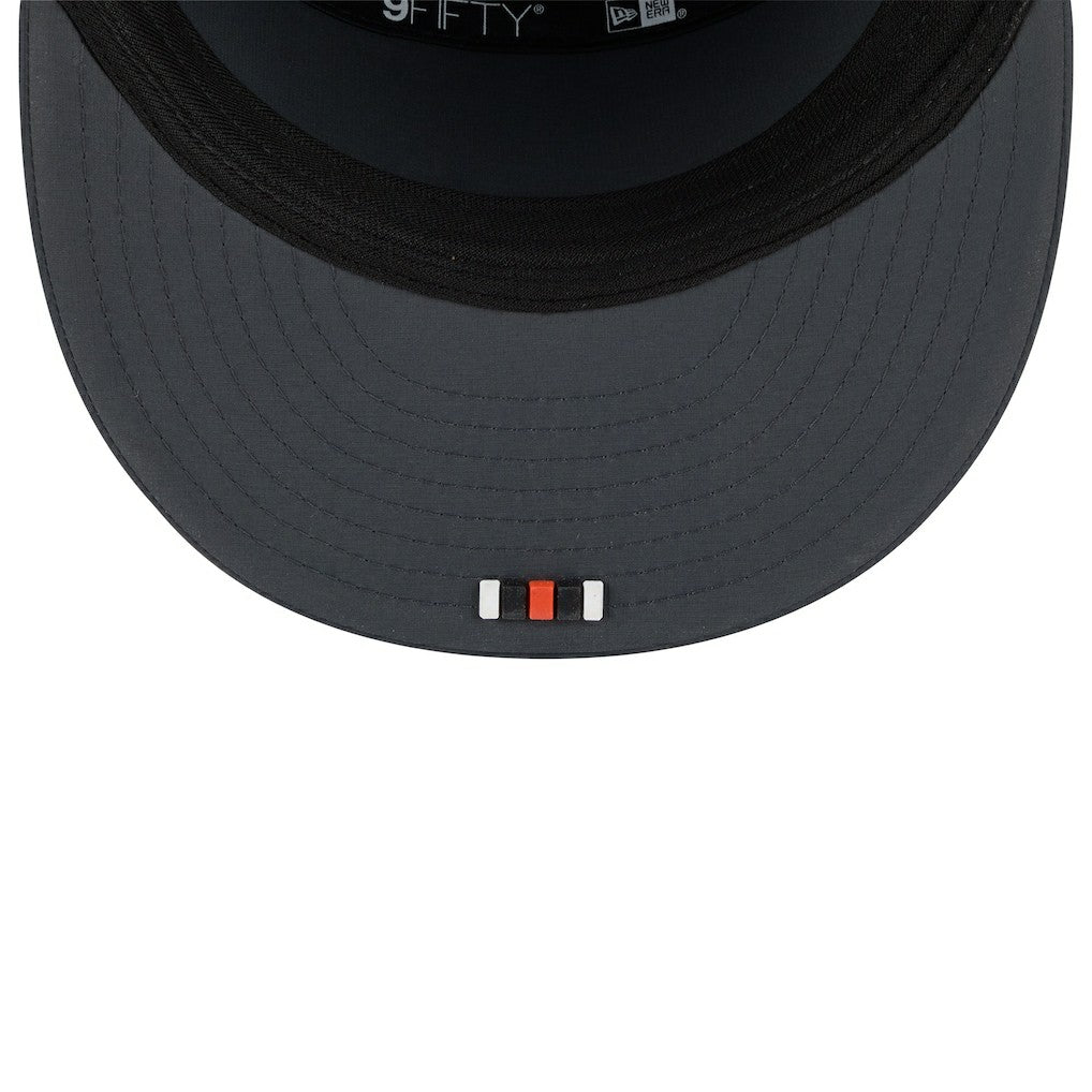 Cincinnati Bengals New Era 2025 Sideline Cold Weather Split Panel 9FIFTY Snapback Hat Charcoal - NFL