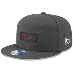 Atlanta Falcons New Era 2025 Sideline Cold Weather Split Panel 9FIFTY Snapback Hat Charcoal - NFL