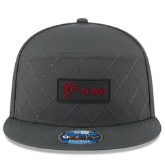 Atlanta Falcons New Era 2025 Sideline Cold Weather Split Panel 9FIFTY Snapback Hat Charcoal - NFL