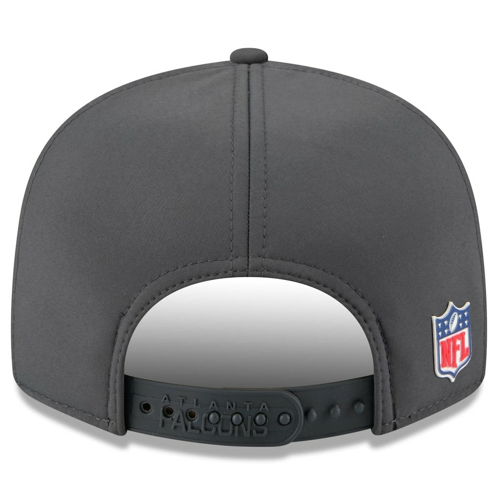 Atlanta Falcons New Era 2025 Sideline Cold Weather Split Panel 9FIFTY Snapback Hat Charcoal - NFL