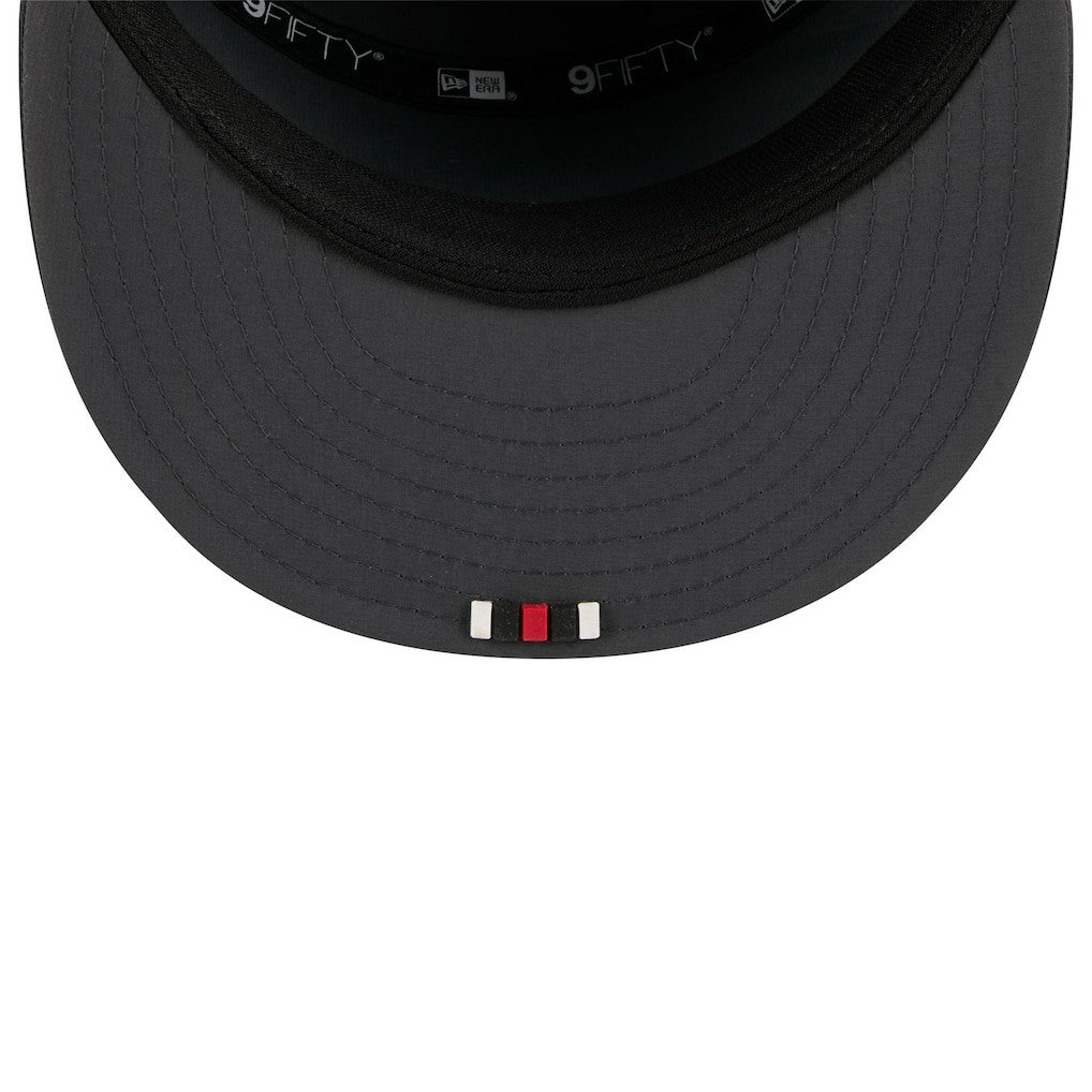 Atlanta Falcons New Era 2025 Sideline Cold Weather Split Panel 9FIFTY Snapback Hat Charcoal - NFL