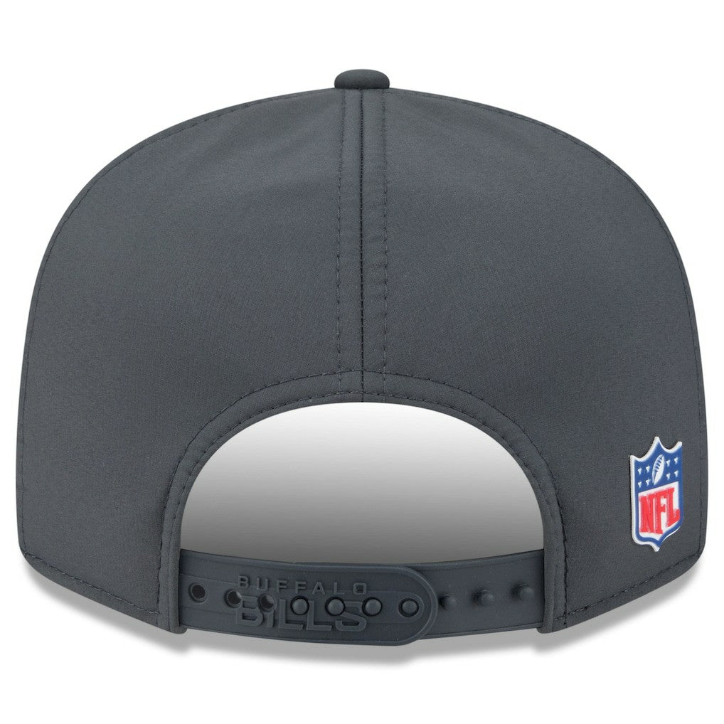 Buffalo Bills New Era 2025 Sideline Cold Weather Split Panel 9FIFTY Snapback Hat Charcoal - NFL