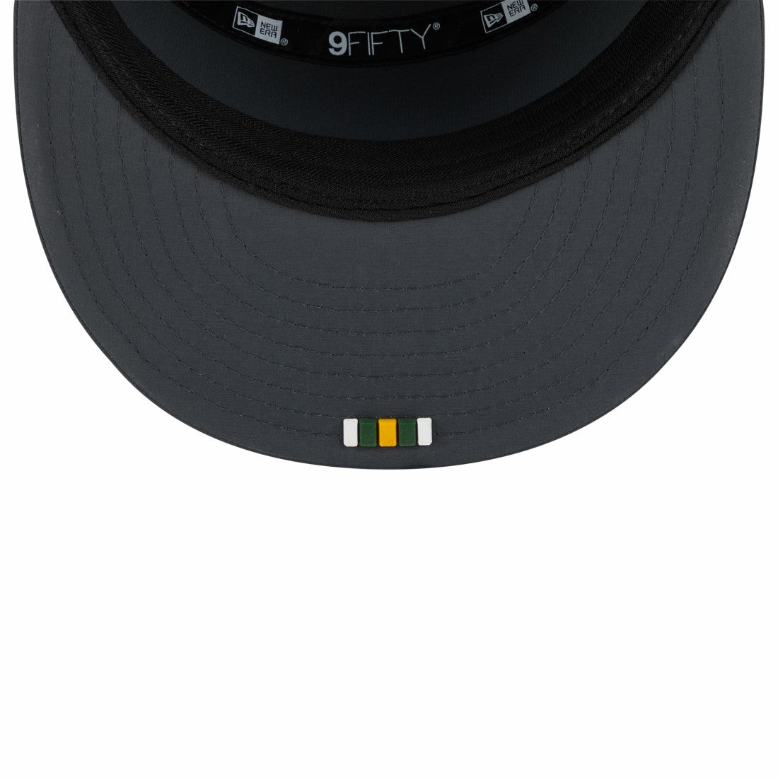Green Bay Packers New Era 2025 Sideline Cold Weather Split Panel 9FIFTY Snapback Hat Charcoal - NFL