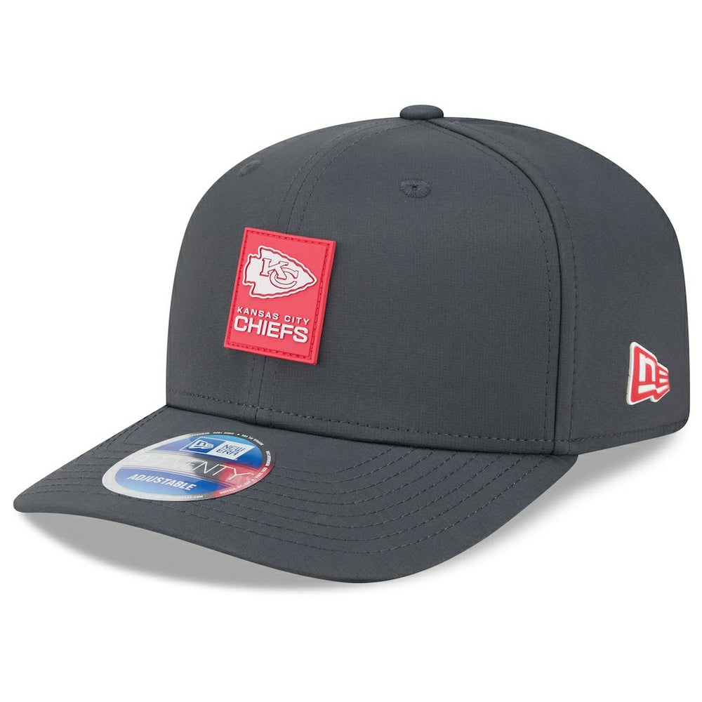 Kansas City Chiefs New Era 2025 Sideline Cold Weather 9SEVENTY Adjustable Hat Charcoal - NFL
