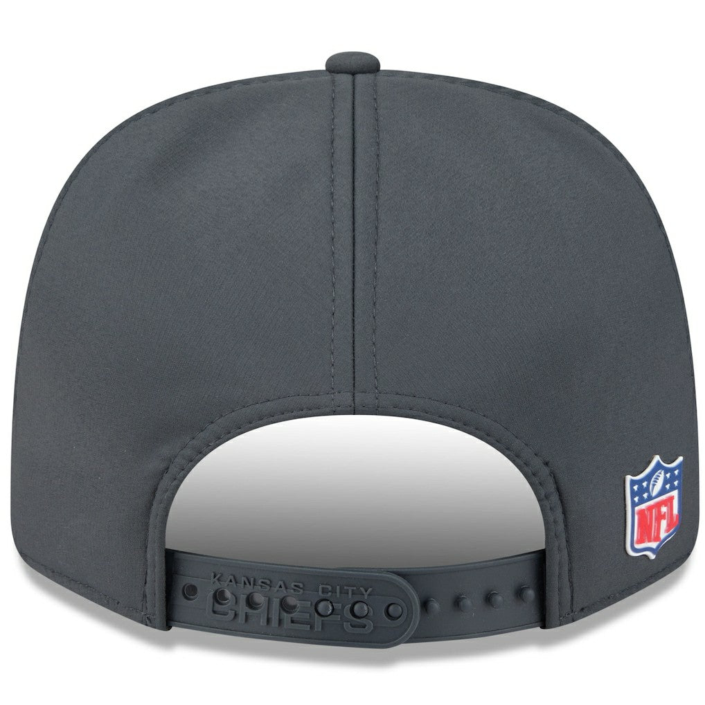 Kansas City Chiefs New Era 2025 Sideline Cold Weather 9SEVENTY Adjustable Hat Charcoal - NFL
