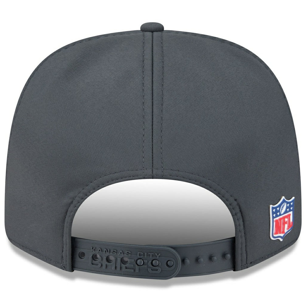 Kansas City Chiefs New Era 2025 Sideline Cold Weather 9SEVENTY Adjustable Hat Charcoal - NFL