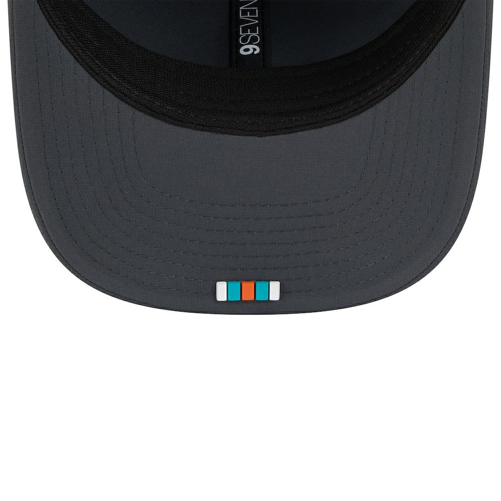 Miami Dolphins New Era 2025 Sideline Cold Weather 9SEVENTY Adjustable Hat Charcoal - NFL