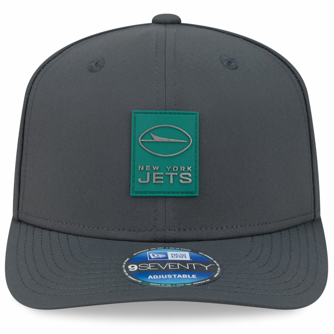 New York Jets New Era 2025 Sideline Cold Weather 9SEVENTY Adjustable Hat Charcoal - NFL