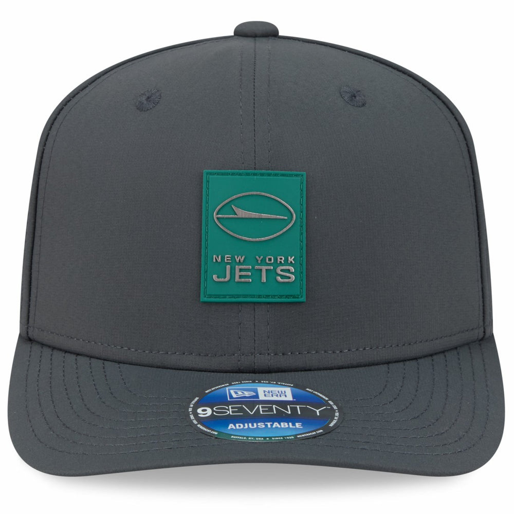 New York Jets New Era 2025 Sideline Cold Weather 9SEVENTY Adjustable Hat Charcoal - NFL