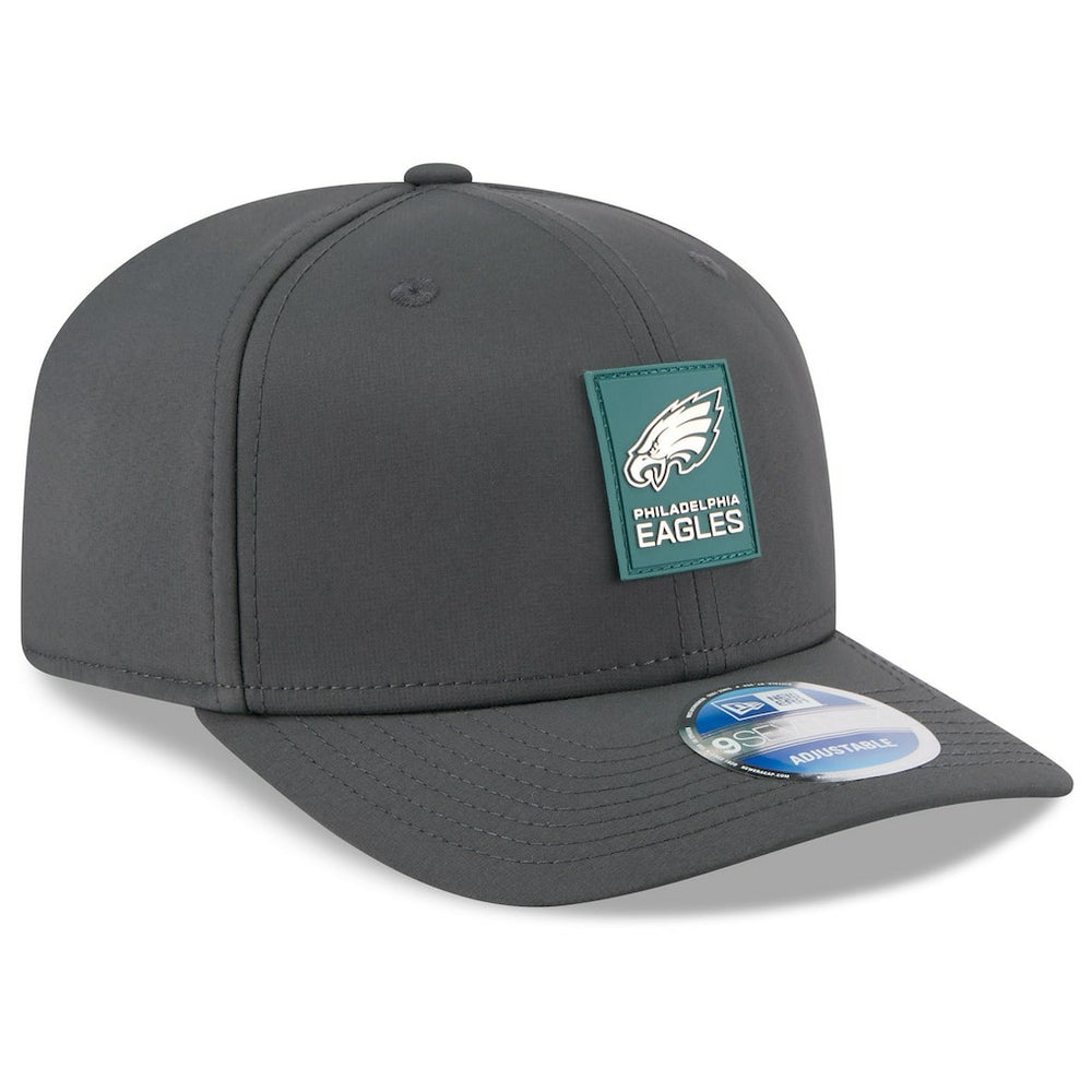 Philadelphia Eagles New Era 2025 Sideline Cold Weather 9SEVENTY Adjustable Hat Charcoal - NFL