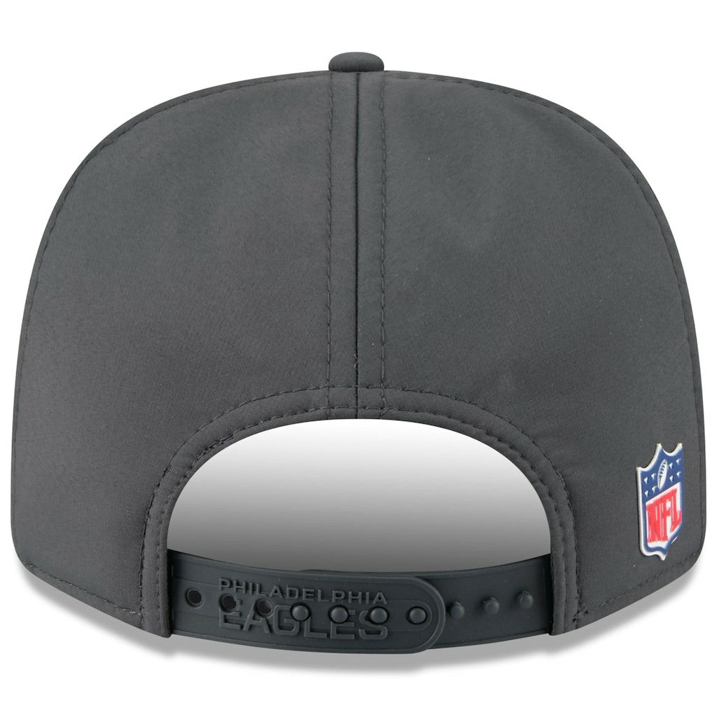 Philadelphia Eagles New Era 2025 Sideline Cold Weather 9SEVENTY Adjustable Hat Charcoal - NFL