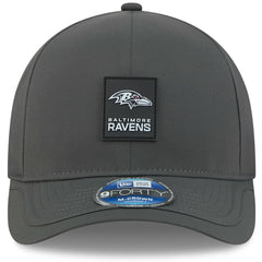 Baltimore Ravens New Era 2025 Sideline Cold Weather 9FORTY M-Crown Adjustable Hat Charcoal - NFL
