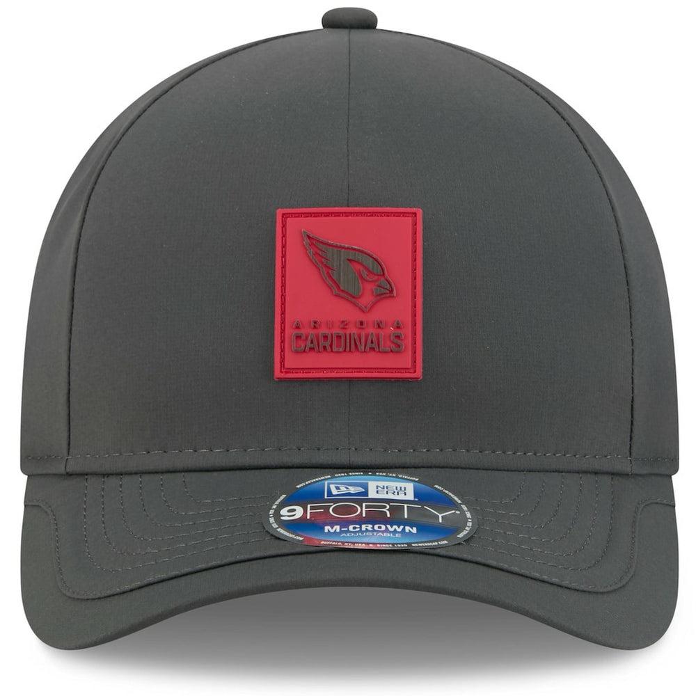 Arizona Cardinals New Era 2025 Sideline Cold Weather 9FORTY M-Crown Adjustable Hat Charcoal - NFL