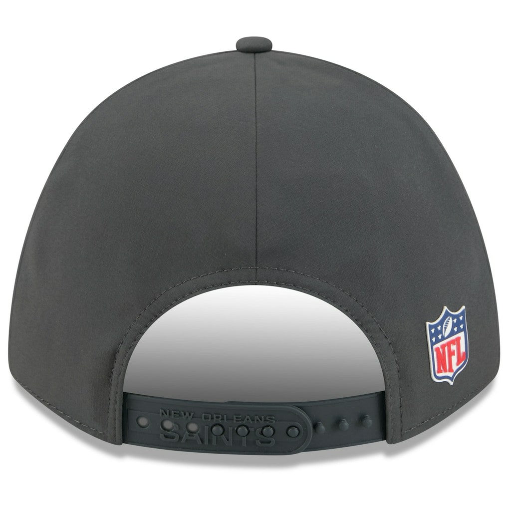 New Orleans Saints New Era 2025 Sideline Cold Weather 9FORTY M-Crown Adjustable Hat Charcoal - NFL