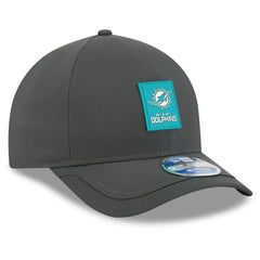 Miami Dolphins New Era 2025 Sideline Cold Weather 9FORTY M-Crown Adjustable Hat Charcoal - NFL