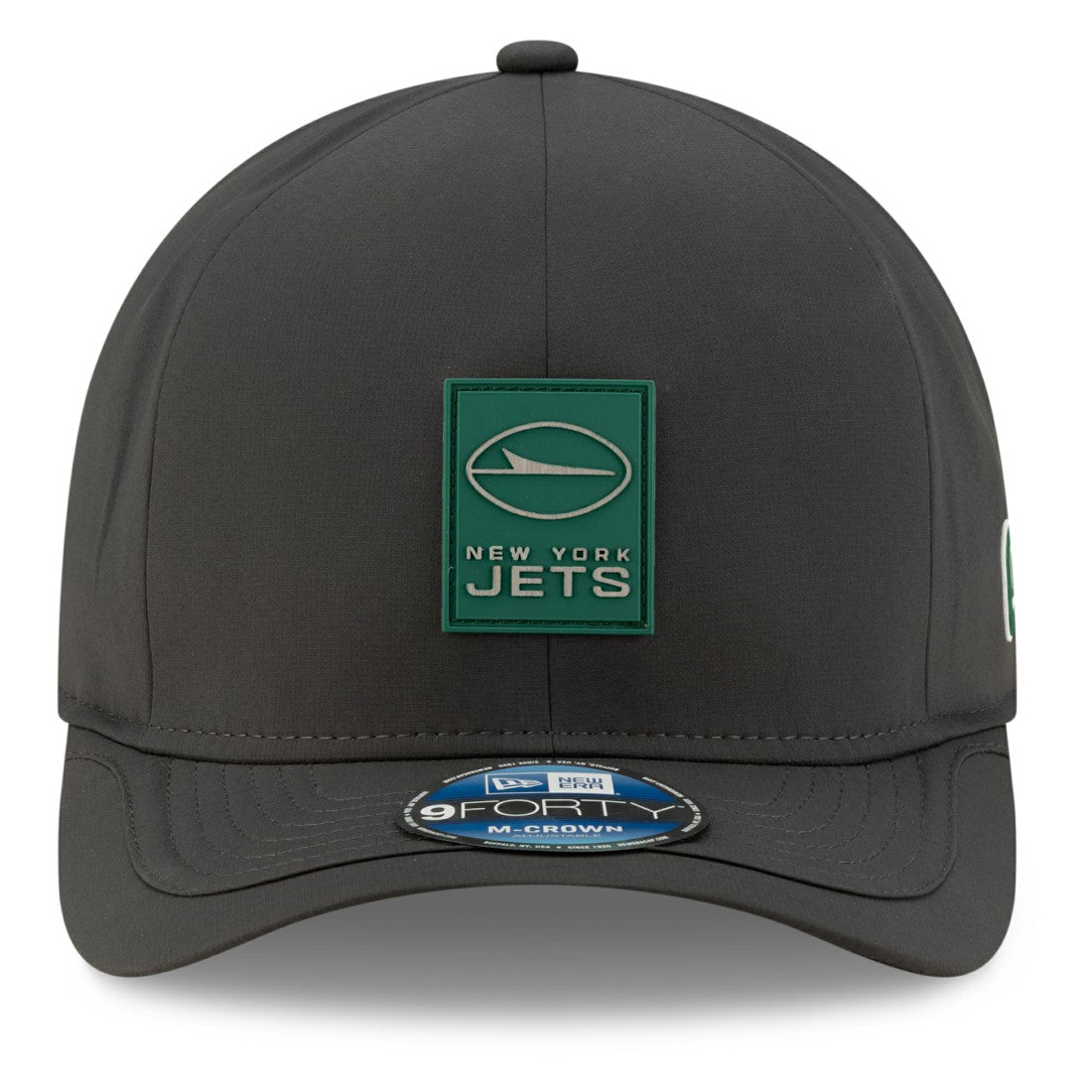 New York Jets New Era 2025 Sideline Cold Weather 9FORTY M-Crown Adjustable Hat Charcoal - NFL