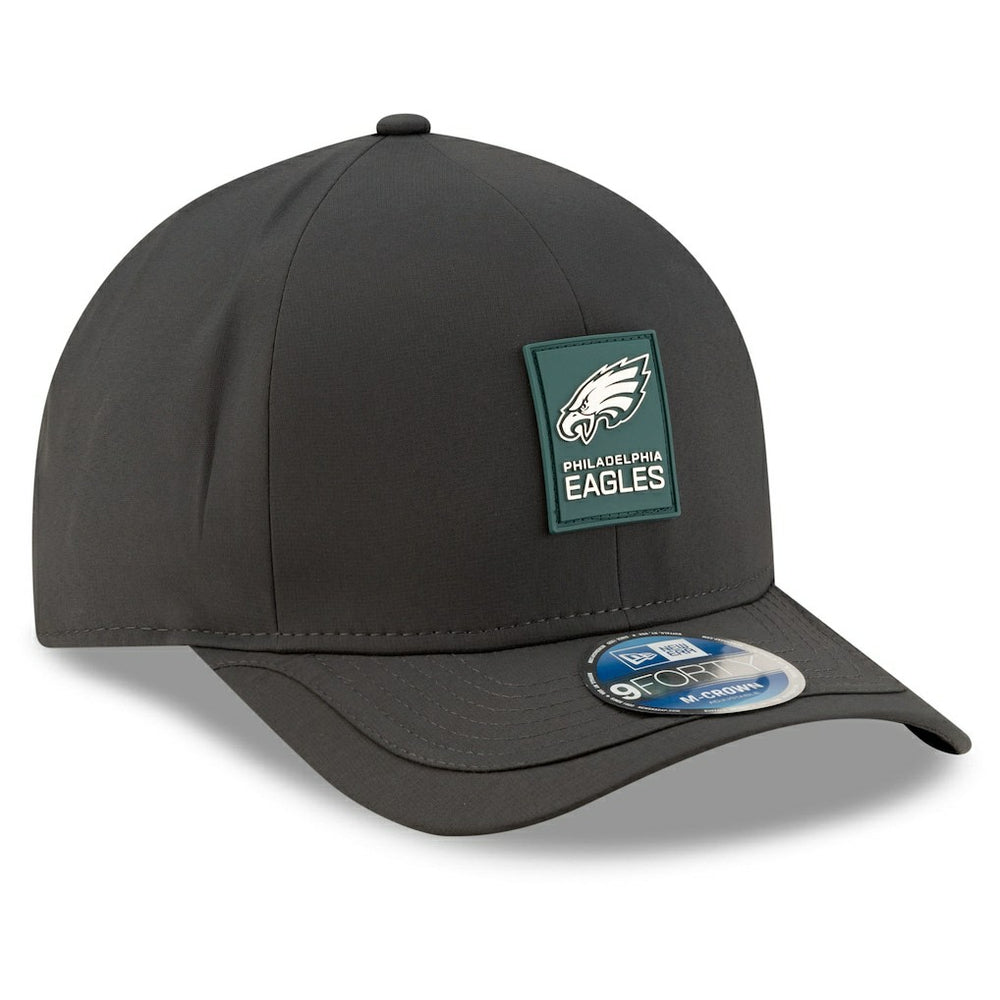 Philadelphia Eagles New Era 2025 Sideline Cold Weather 9FORTY M-Crown Adjustable Hat Charcoal - NFL
