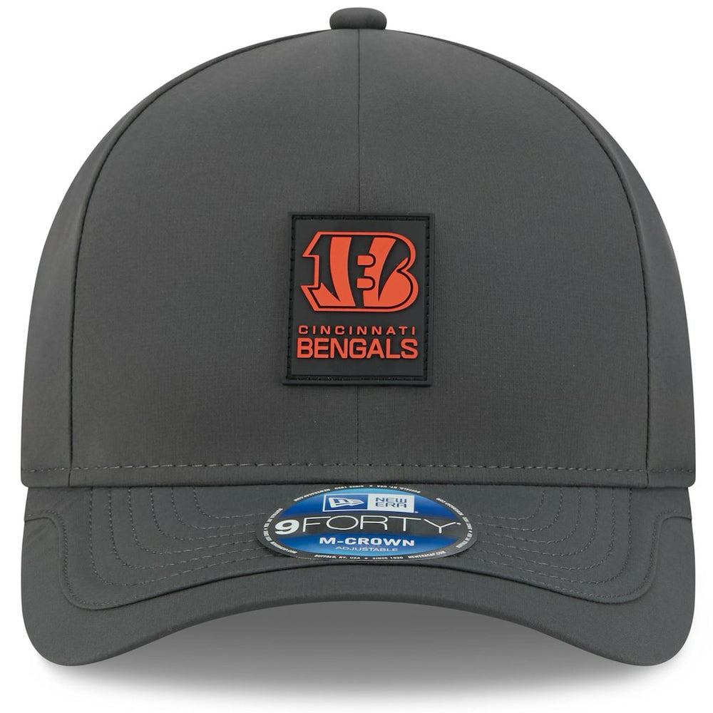 Cincinnati Bengals New Era 2025 Sideline Cold Weather 9FORTY M-Crown Adjustable Hat Charcoal - NFL