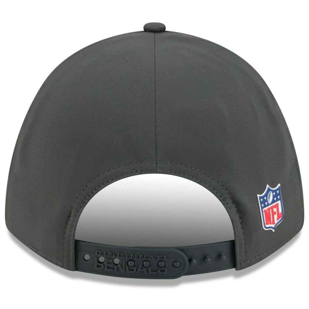 Cincinnati Bengals New Era 2025 Sideline Cold Weather 9FORTY M-Crown Adjustable Hat Charcoal - NFL