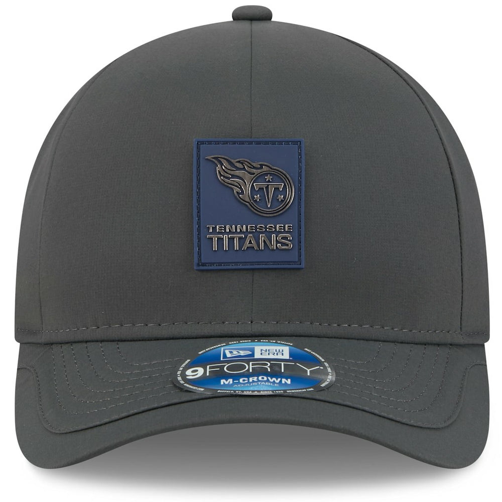 Tennessee Titans New Era 2025 Sideline Cold Weather 9FORTY M-Crown Adjustable Hat Charcoal - NFL